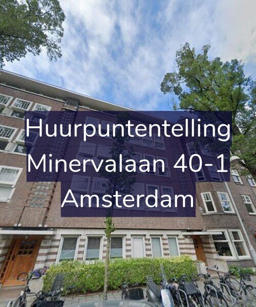 Foto gevel Huurpuntentelling voor Minervalaan 40-1, Amsterdam