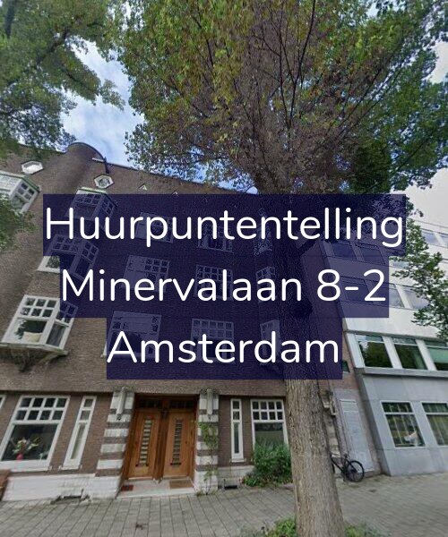Foto gevel Huurpuntentelling voor Minervalaan 8-2, Amsterdam
