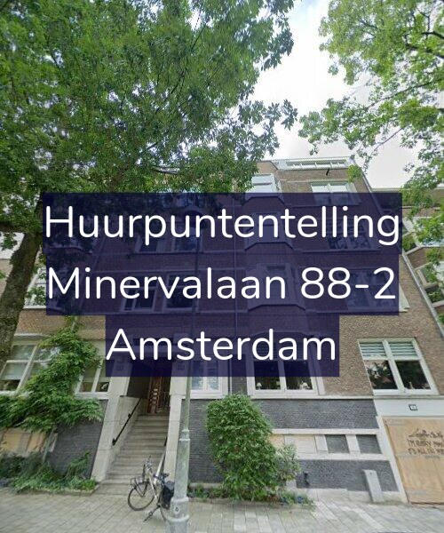 Foto gevel Huurpuntentelling voor Minervalaan 88-2, Amsterdam