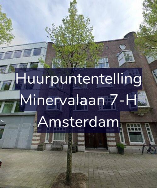 Foto gevel Huurpuntentelling voor Minervalaan 7-H, Amsterdam