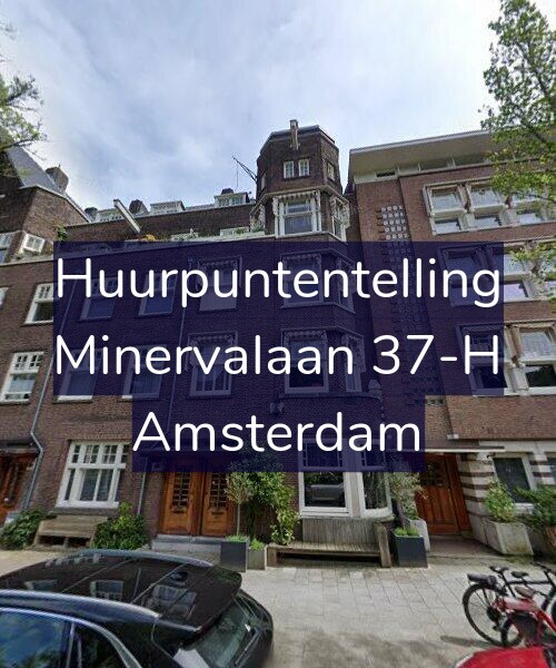 Foto gevel Huurpuntentelling voor Minervalaan 37-H, Amsterdam