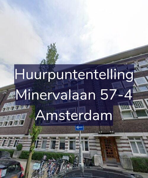 Foto gevel Huurpuntentelling voor Minervalaan 57-4, Amsterdam