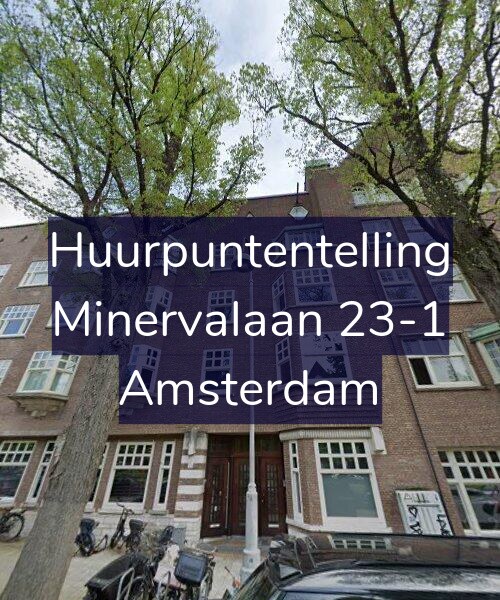 Foto gevel Huurpuntentelling voor Minervalaan 23-1, Amsterdam