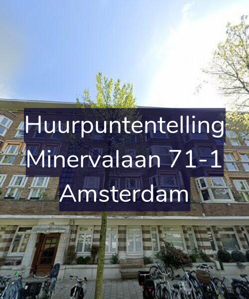 Foto gevel Huurpuntentelling voor Minervalaan 71-1, Amsterdam