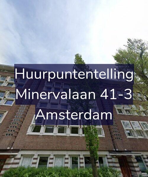 Foto gevel Huurpuntentelling voor Minervalaan 41-3, Amsterdam