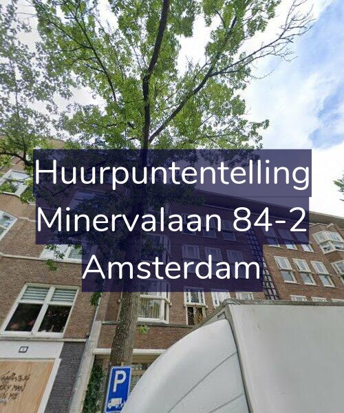 Foto gevel Huurpuntentelling voor Minervalaan 84-2, Amsterdam