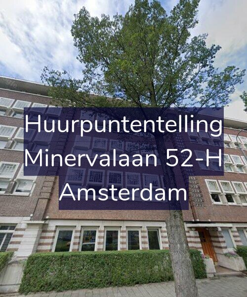 Foto gevel Huurpuntentelling voor Minervalaan 52-H, Amsterdam