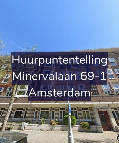 Foto gevel Huurpuntentelling voor Minervalaan 69-1, Amsterdam