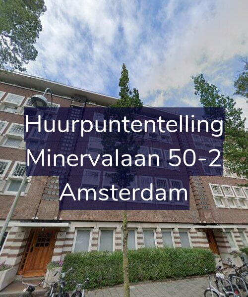 Foto gevel Huurpuntentelling voor Minervalaan 50-2, Amsterdam