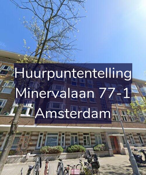 Foto gevel Huurpuntentelling voor Minervalaan 77-1, Amsterdam