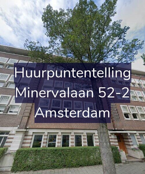Foto gevel Huurpuntentelling voor Minervalaan 52-2, Amsterdam