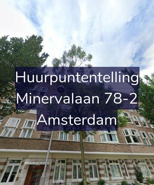Foto gevel Huurpuntentelling voor Minervalaan 78-2, Amsterdam