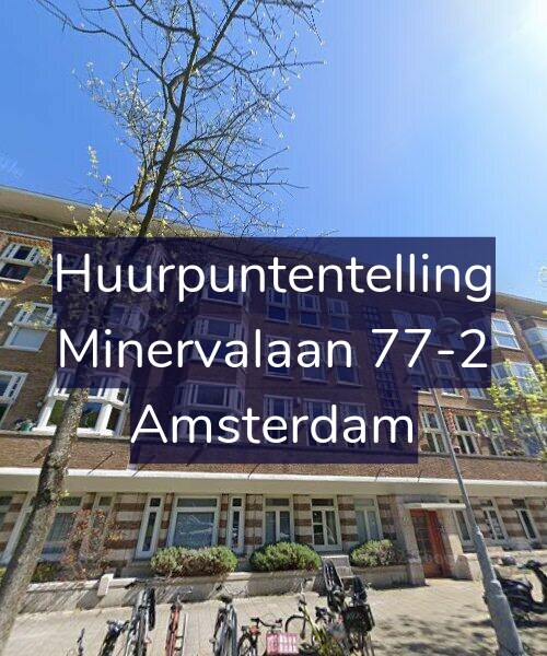 Foto gevel Huurpuntentelling voor Minervalaan 77-2, Amsterdam