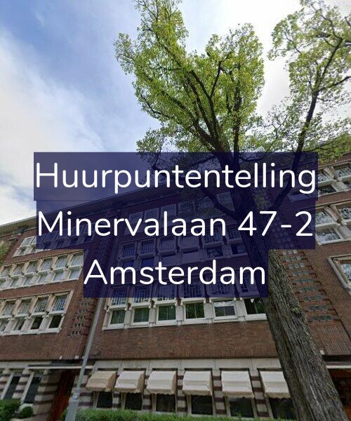 Foto gevel Huurpuntentelling voor Minervalaan 47-2, Amsterdam