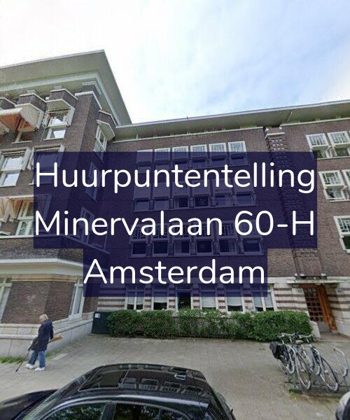 Foto gevel Huurpuntentelling voor Minervalaan 60-H, Amsterdam
