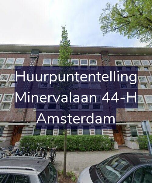 Foto gevel Huurpuntentelling voor Minervalaan 44-H, Amsterdam