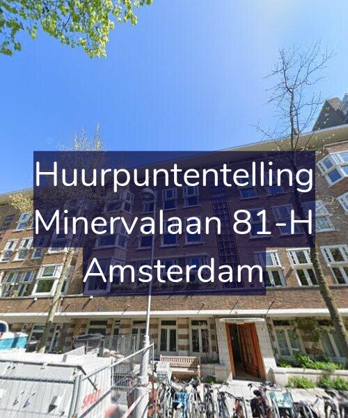 Foto gevel Huurpuntentelling voor Minervalaan 81-H, Amsterdam