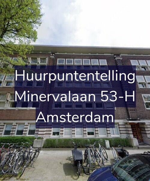 Foto gevel Huurpuntentelling voor Minervalaan 53-H, Amsterdam