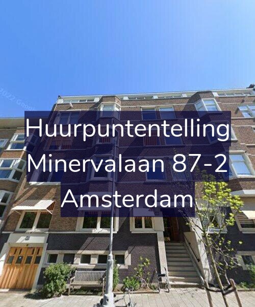 Foto gevel Huurpuntentelling voor Minervalaan 87-2, Amsterdam