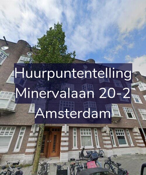 Foto gevel Huurpuntentelling voor Minervalaan 20-2, Amsterdam