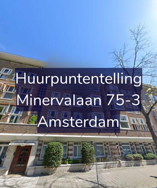Foto gevel Huurpuntentelling voor Minervalaan 75-3, Amsterdam