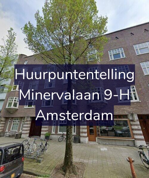 Foto gevel Huurpuntentelling voor Minervalaan 9-H, Amsterdam