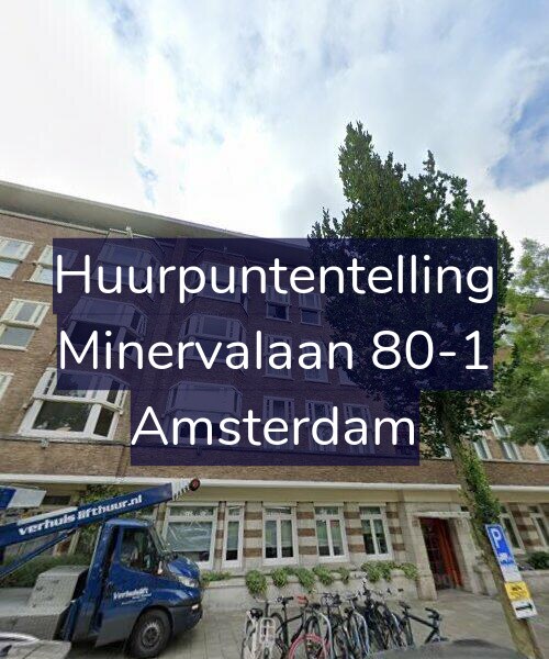 Foto gevel Huurpuntentelling voor Minervalaan 80-1, Amsterdam