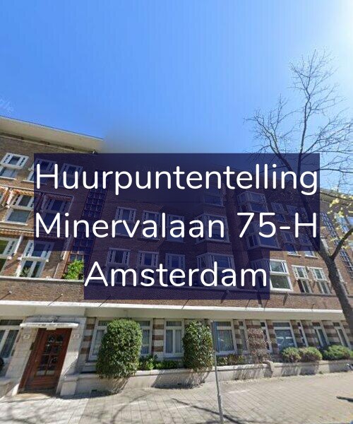Foto gevel Huurpuntentelling voor Minervalaan 75-H, Amsterdam