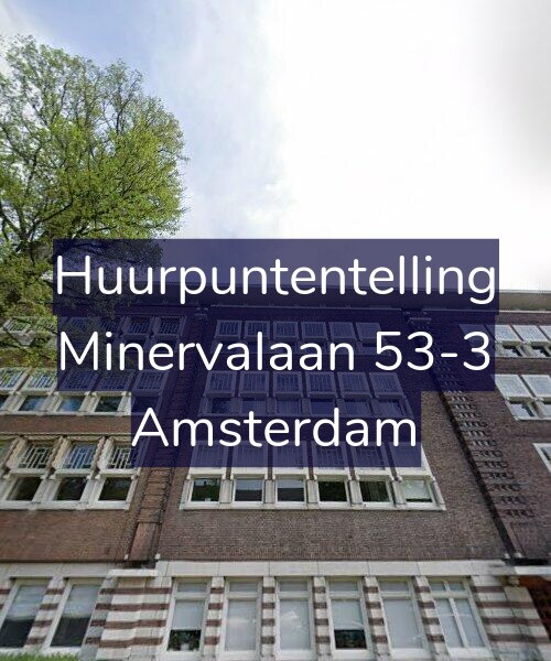 Foto gevel Huurpuntentelling voor Minervalaan 53-3, Amsterdam