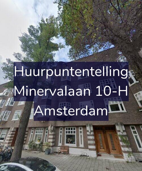 Foto gevel Huurpuntentelling voor Minervalaan 10-H, Amsterdam