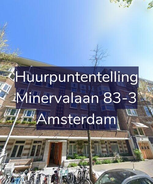 Foto gevel Huurpuntentelling voor Minervalaan 83-3, Amsterdam