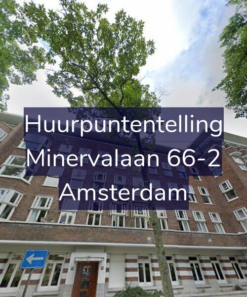 Foto gevel Huurpuntentelling voor Minervalaan 66-2, Amsterdam