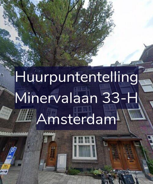 Foto gevel Huurpuntentelling voor Minervalaan 33-H, Amsterdam