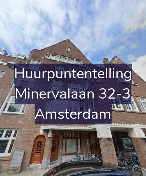 Foto gevel Huurpuntentelling voor Minervalaan 32-3, Amsterdam