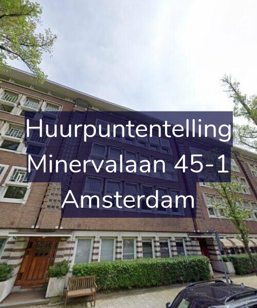 Foto gevel Huurpuntentelling voor Minervalaan 45-1, Amsterdam