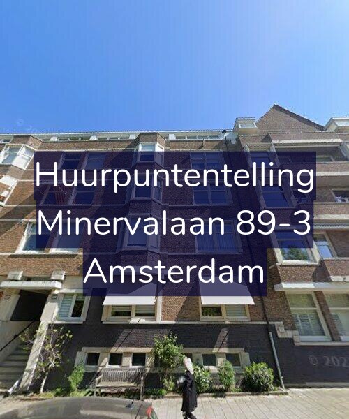 Foto gevel Huurpuntentelling voor Minervalaan 89-3, Amsterdam