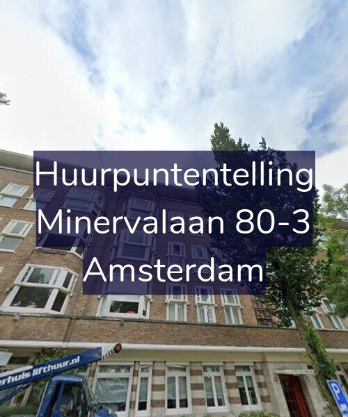 Foto gevel Huurpuntentelling voor Minervalaan 80-3, Amsterdam