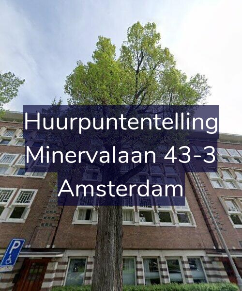 Foto gevel Huurpuntentelling voor Minervalaan 43-3, Amsterdam