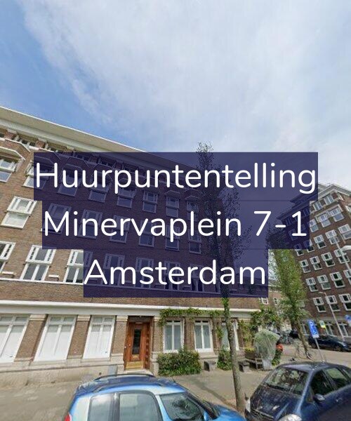 Foto gevel Huurpuntentelling voor Minervaplein 7-1, Amsterdam