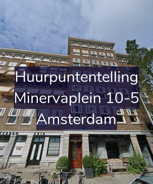 Foto gevel Huurpuntentelling voor Minervaplein 10-5, Amsterdam