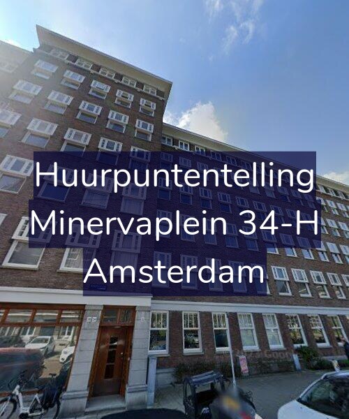 Foto gevel Huurpuntentelling voor Minervaplein 34-H, Amsterdam