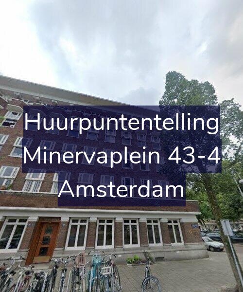 Foto gevel Huurpuntentelling voor Minervaplein 43-4, Amsterdam