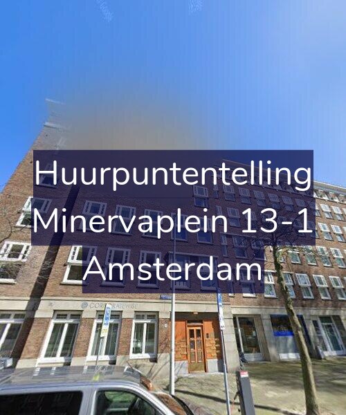 Foto gevel Huurpuntentelling voor Minervaplein 13-1, Amsterdam