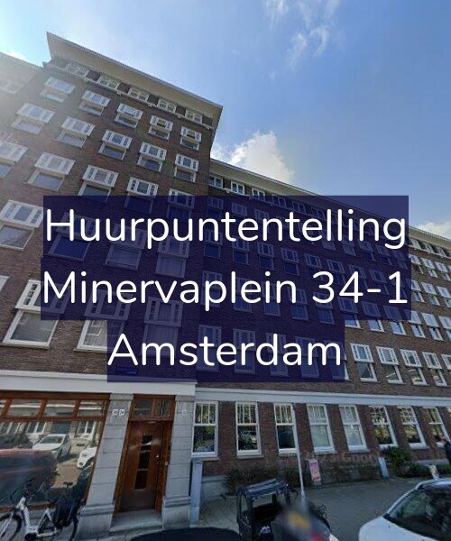 Foto gevel Huurpuntentelling voor Minervaplein 34-1, Amsterdam