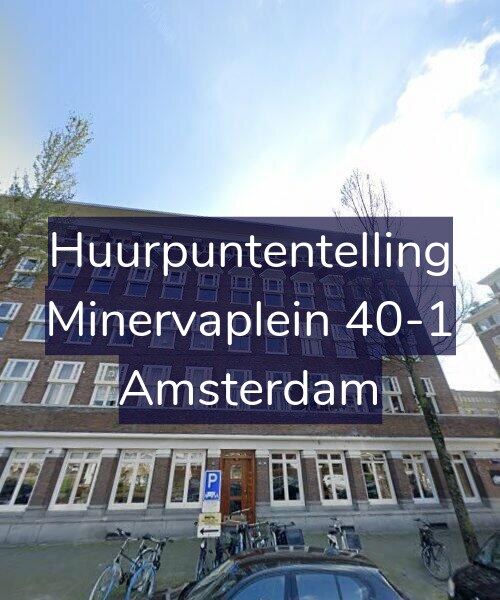 Foto gevel Huurpuntentelling voor Minervaplein 40-1, Amsterdam