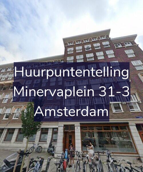 Foto gevel Huurpuntentelling voor Minervaplein 31-3, Amsterdam
