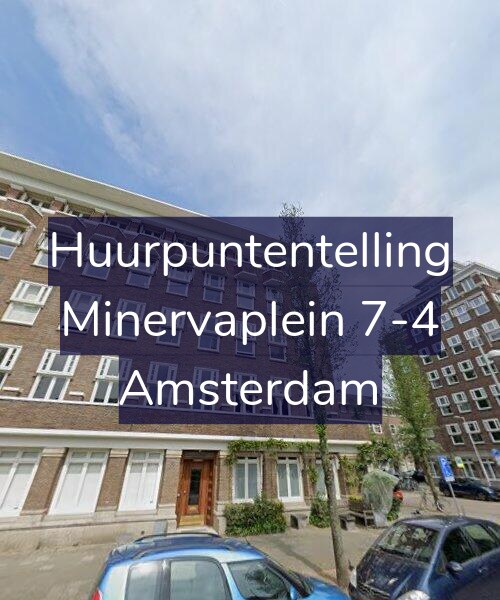 Foto gevel Huurpuntentelling voor Minervaplein 7-4, Amsterdam