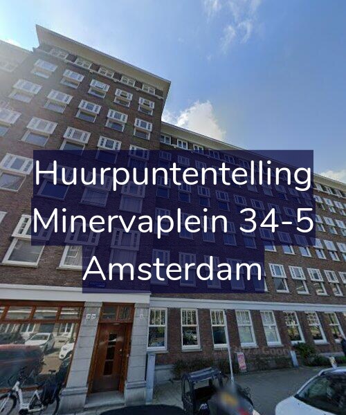 Foto gevel Huurpuntentelling voor Minervaplein 34-5, Amsterdam
