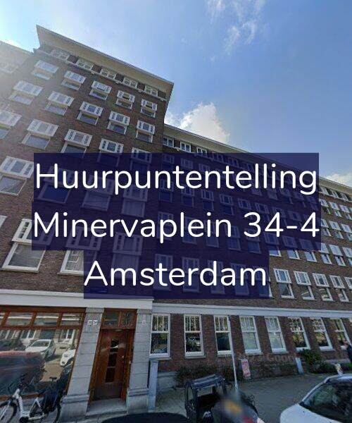 Foto gevel Huurpuntentelling voor Minervaplein 34-4, Amsterdam