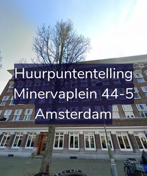 Foto gevel Huurpuntentelling voor Minervaplein 44-5, Amsterdam